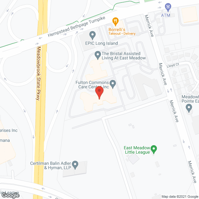 Fulton Commons Care Center in google map