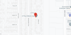 A Plus Elderly Care in google map