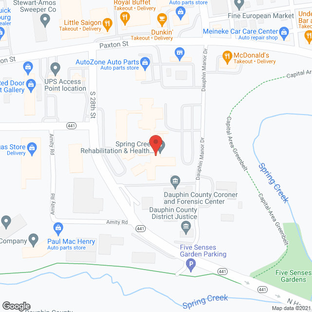 Spring Creek Rehabilitation & Health Care Center in google map