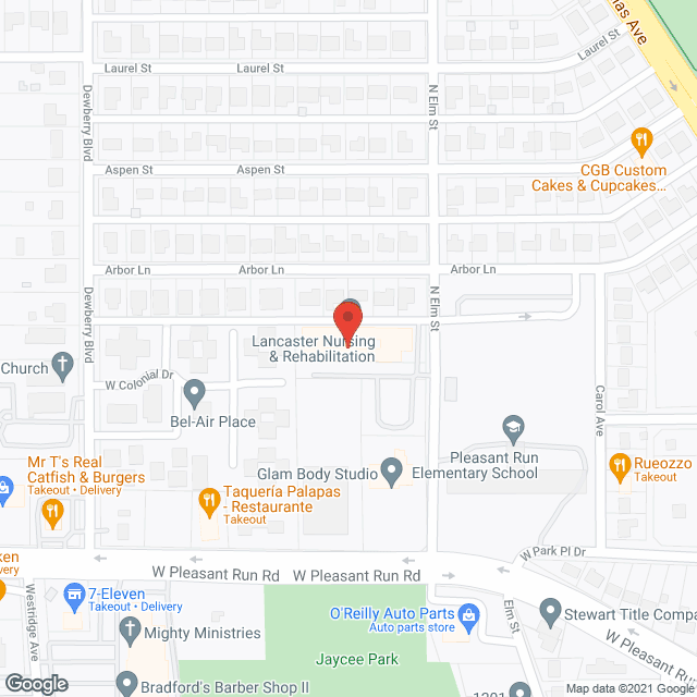 Lancaster Nursing and Rehab in google map