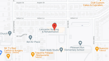 Lancaster Nursing and Rehab in google map