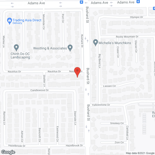 Huntington Eldercare in google map