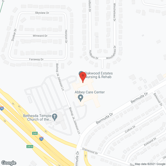 Oakwood Estates in google map