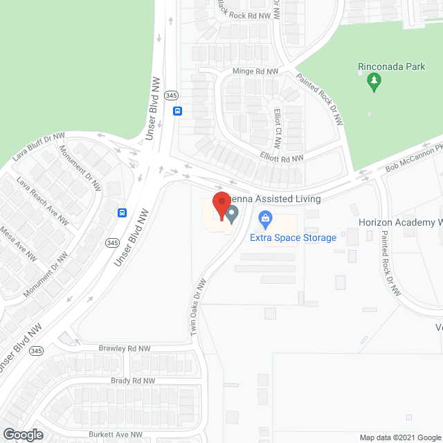 Twin Oaks Assisted Living in google map