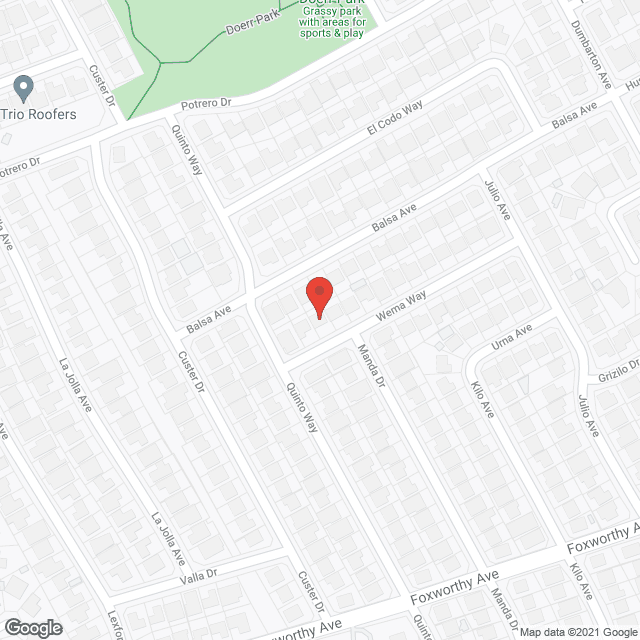 Wema's Assisted Living in google map