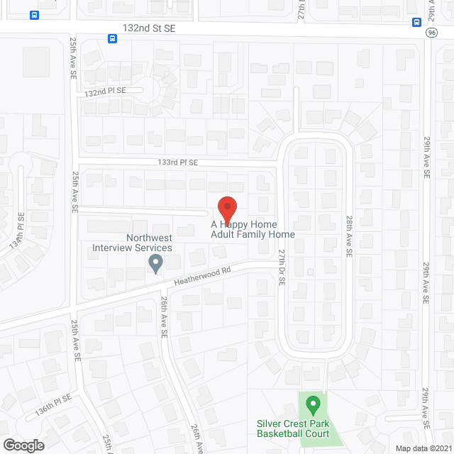 Bothell Care AFH in google map