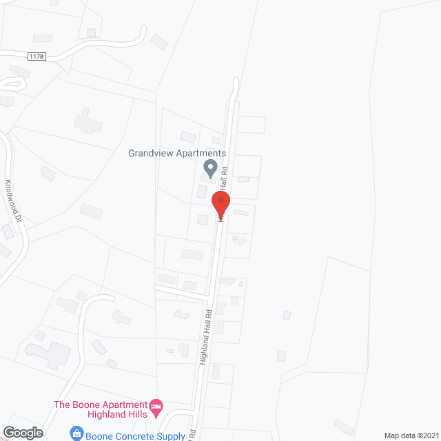 Mountain Care Facilities in google map