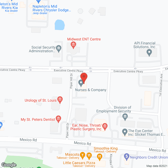 Seniors and Co Adult Day Svc in google map