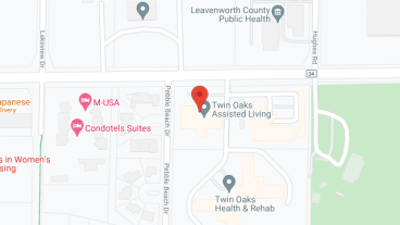 Twin Oaks Assisted Living in google map