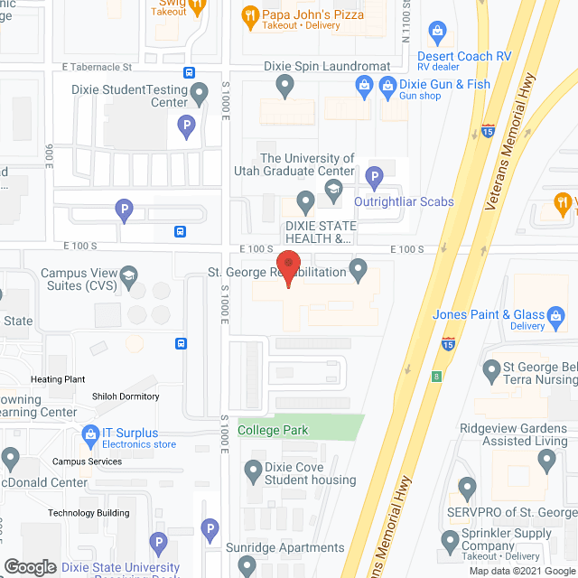 St. George Care and Rehabilitation Center in google map