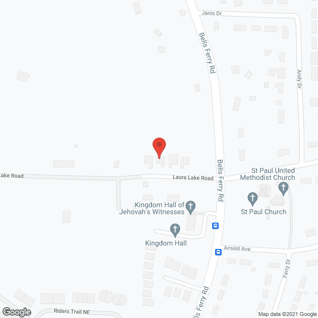 Laura Lake Assisted Living in google map