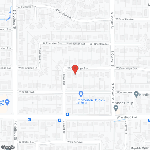 Cambridge House Estate in google map