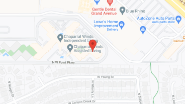 Chaparral Winds Memory Care in google map