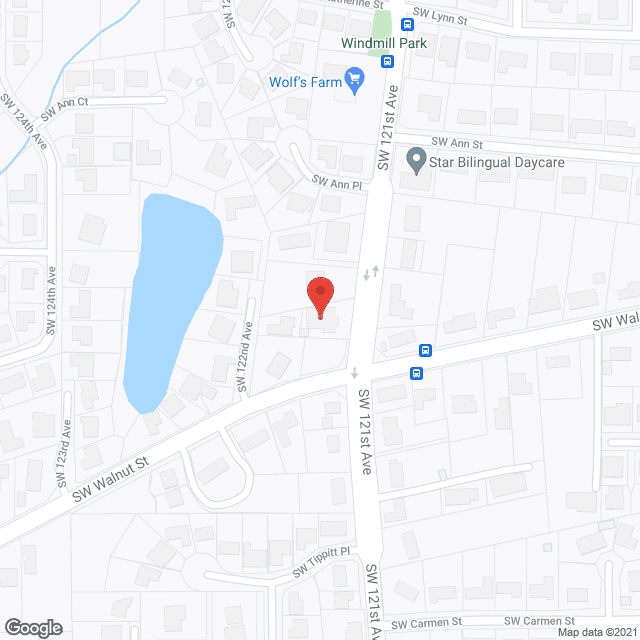 Elderly Care Home in google map