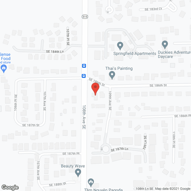 Victorias Care Home in google map