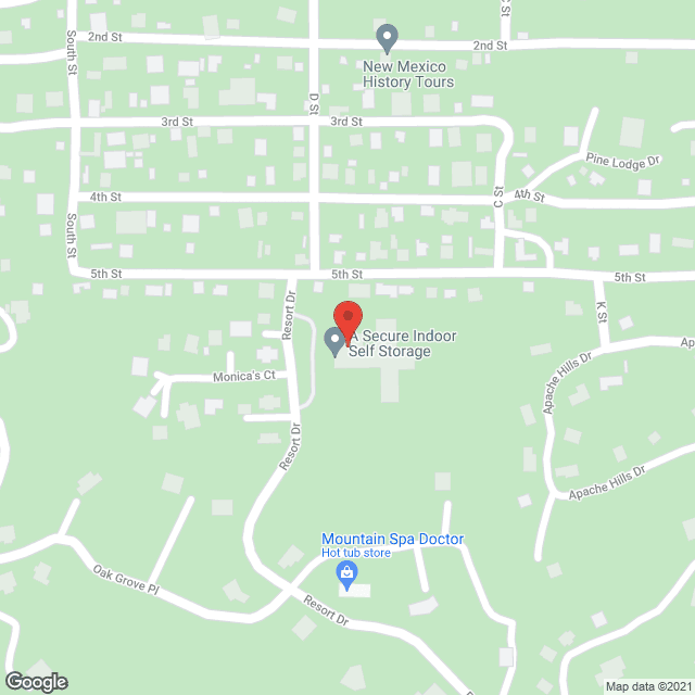 Ruidoso Care Ctr in google map