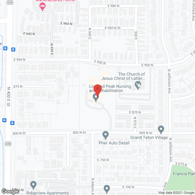 Infinia Healthcare of Ogden in google map