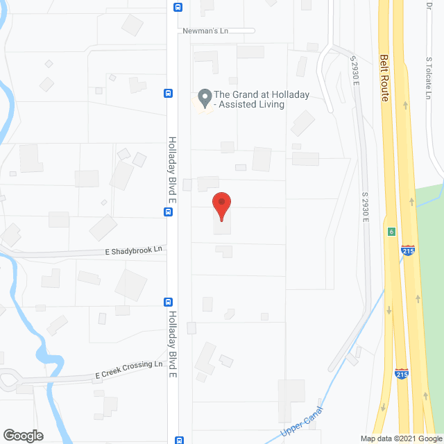 Holladay Estates in google map