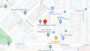 Denver Housing Auth Bean Twrs in google map