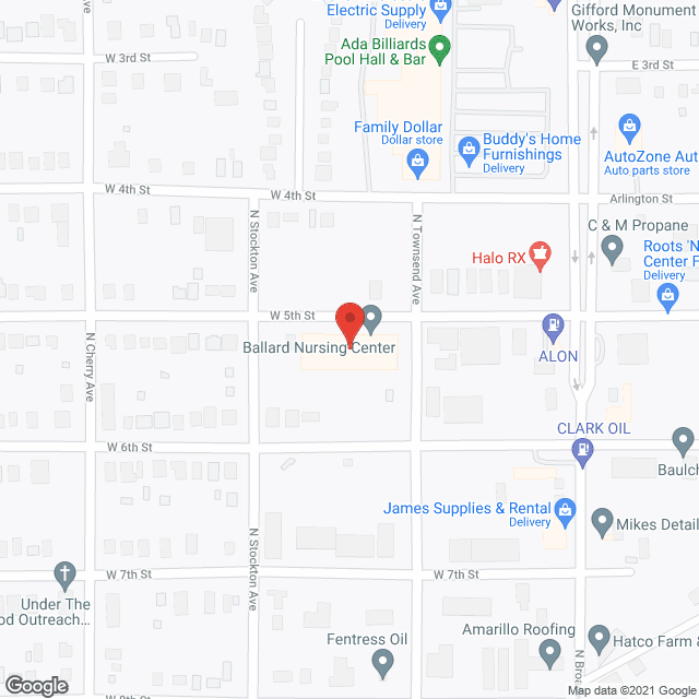 Ballard Nursing Ctr in google map