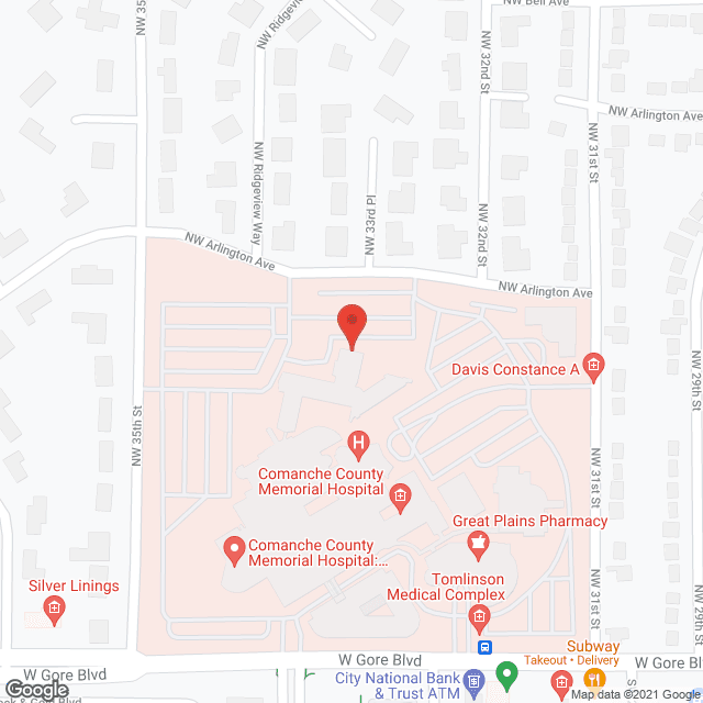 Mc Mahon Tomlinson Nursing Ctr in google map