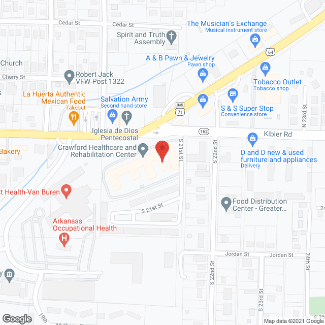 Crawford Healthcare & Rehab in google map