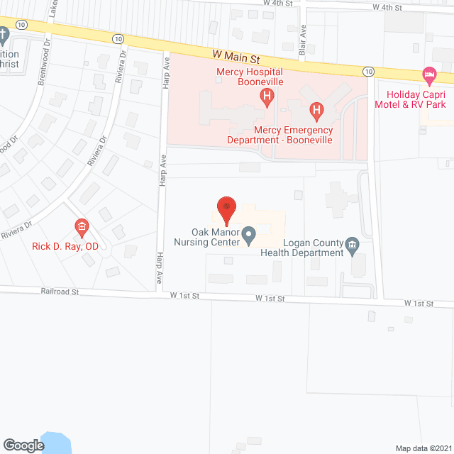 Oak Manor Nursing and Rehab Ctr. in google map