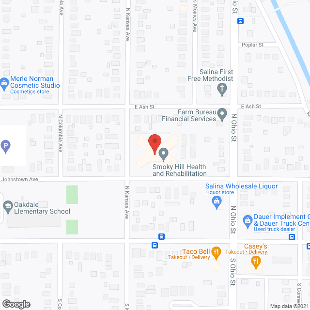 Smoky Hill Rehabilitation Ctr in google map