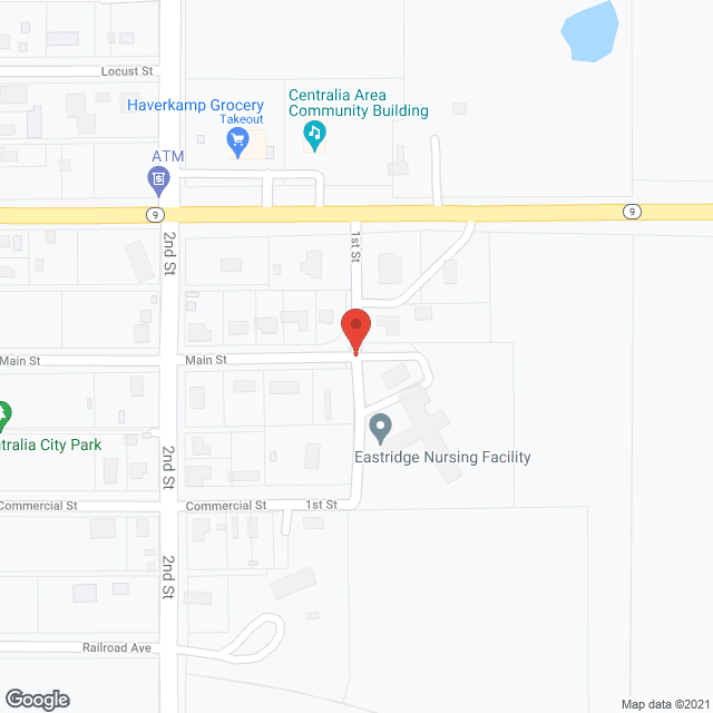 Eastridge Nursing Facility in google map