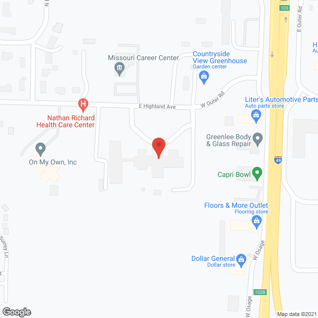 Nevada Nursing and Rehab in google map