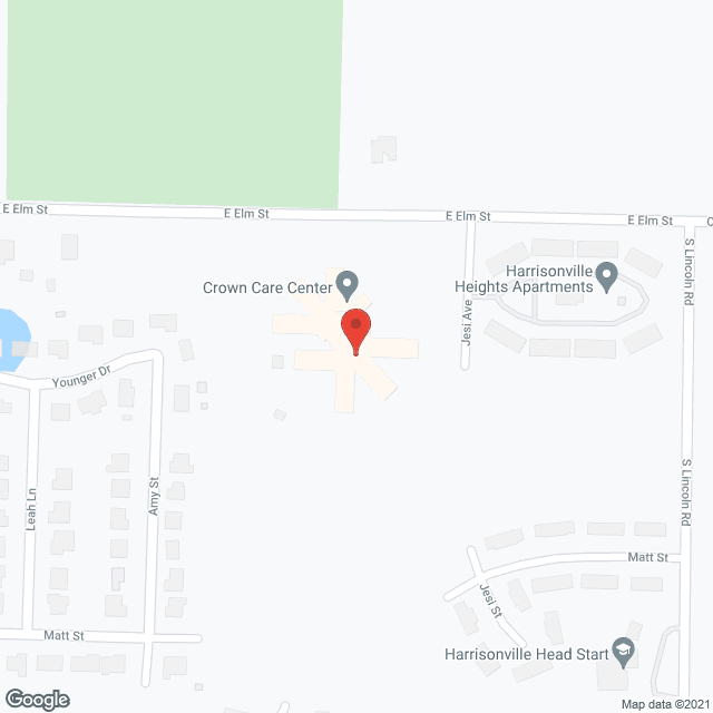 Crown Care Center in google map