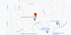 Lawson Manor and Rehab in google map
