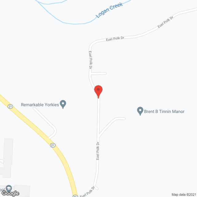 Brent B Tinnin Nursing Ctr in google map