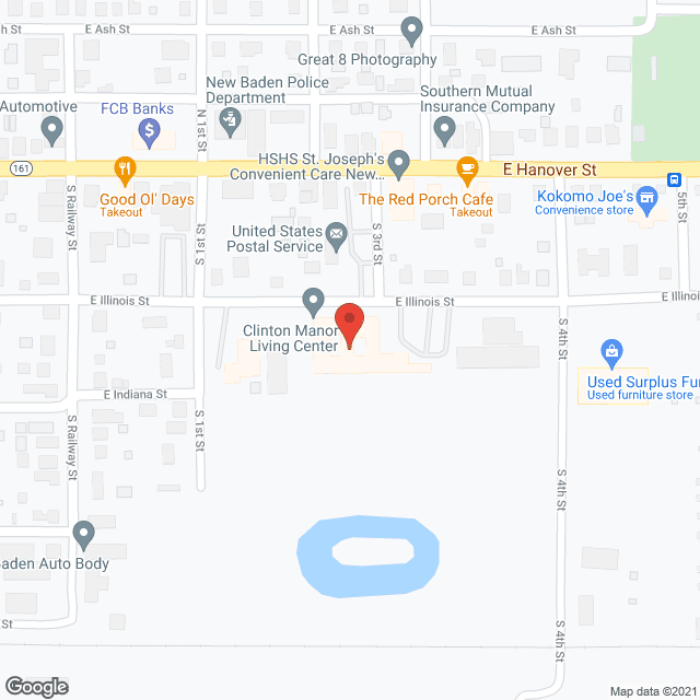 Clinton Manor Living Ctr in google map
