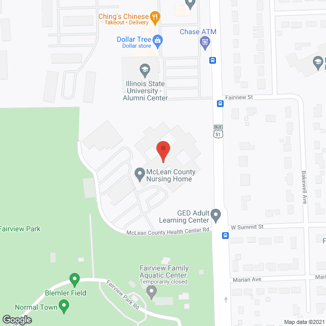 Mc Lean County Nursing Home in google map