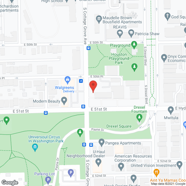 Drexel Square Apartments in google map