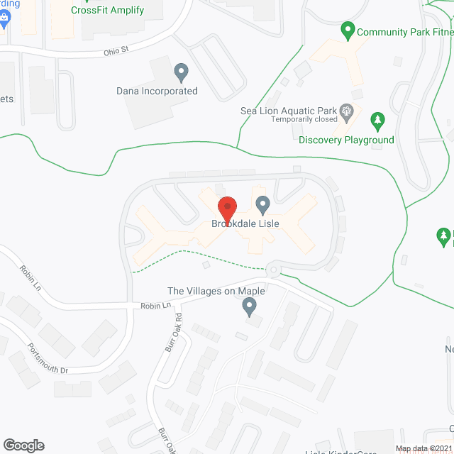 Brookdale Lisle in google map