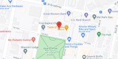 Bluffs Towers in google map