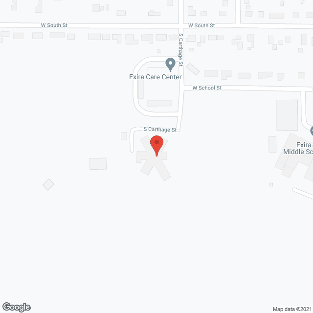 Exira Care Ctr in google map