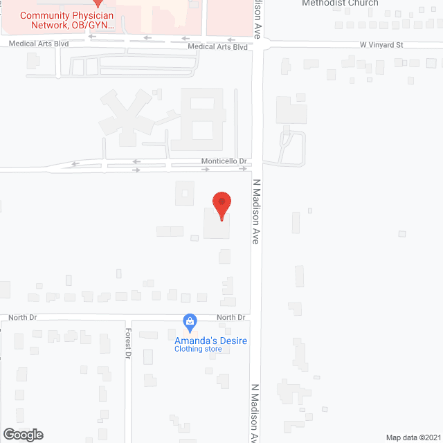 Monticello House in google map