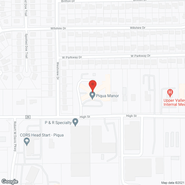 Piqua Manor Nursing Home in google map