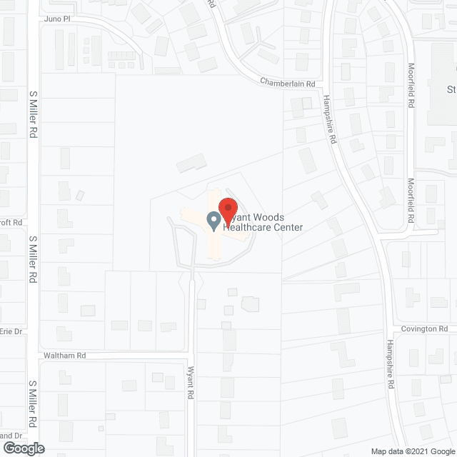 Wyant Woods Care Ctr in google map