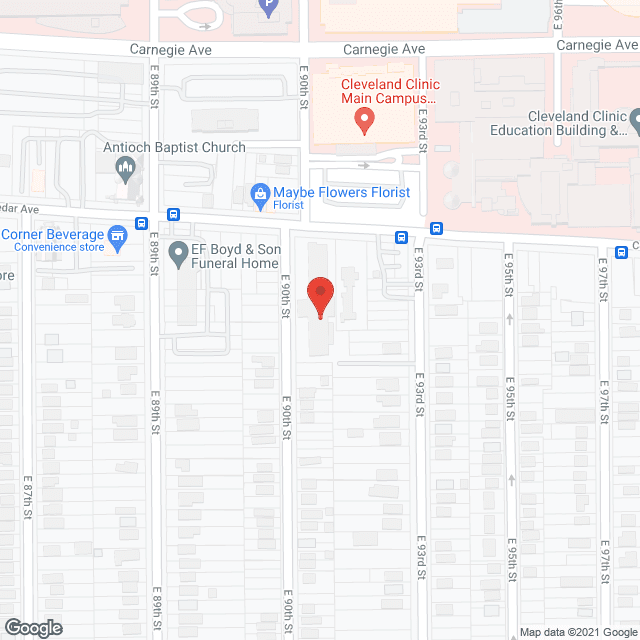 Fairfax Place in google map