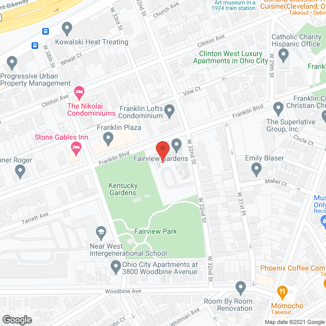 Metro Health Ctr in google map