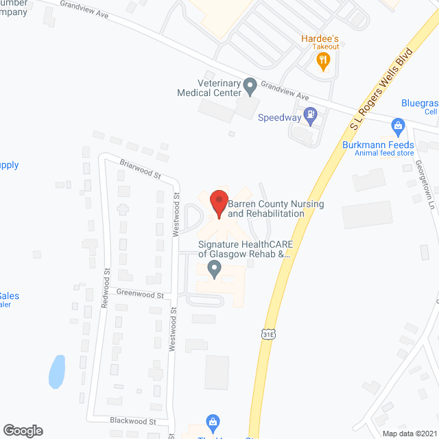 Barren County Health Care Ctr in google map