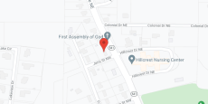 Hillcrest Health Center in google map