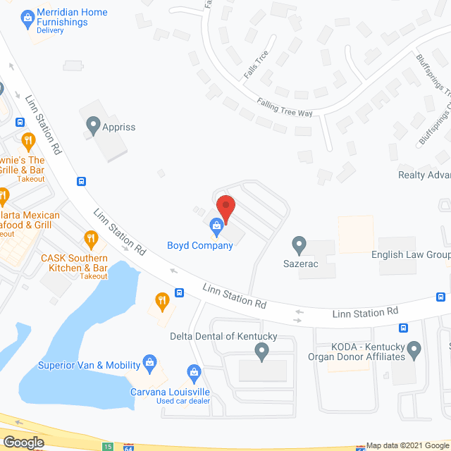 Kentucky Nursing Home Assn in google map