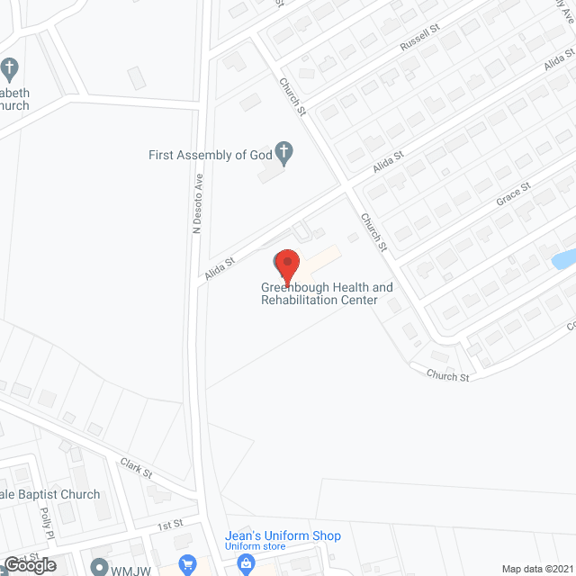 Greenbough Nursing Ctr in google map