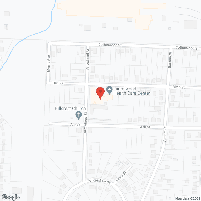 Laurelwood Health Care Ctr in google map