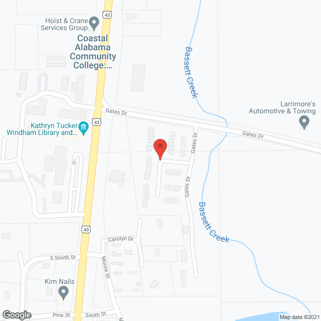 Thomasville Retirement Ctr in google map